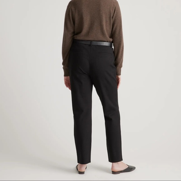 Quince - New Ultra-Stretch Ponte Straight Leg Pant - Picture 3 of 6